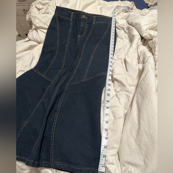 Ralph Lauren Mermaid Denim Skirt - Picture 6 of 7